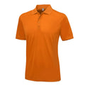 Men's orange golf polo shirt - Oakhand Fairway Range UK - performance fabric
