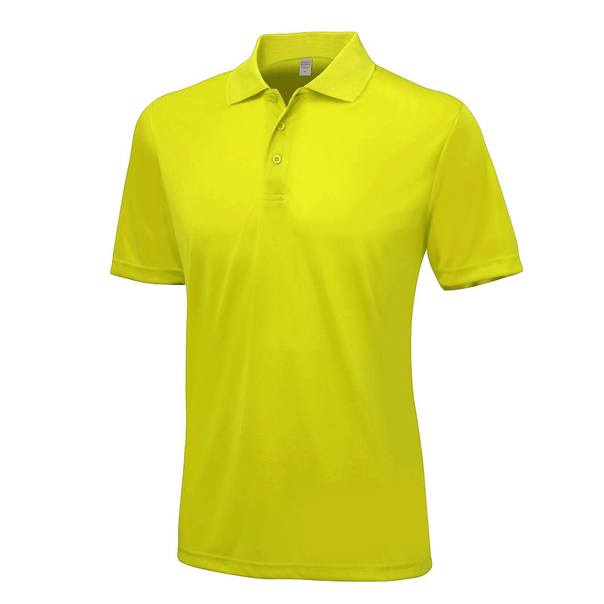 Men's yellow golf polo shirt - Oakhand Fairway Range UK - clubhouse style