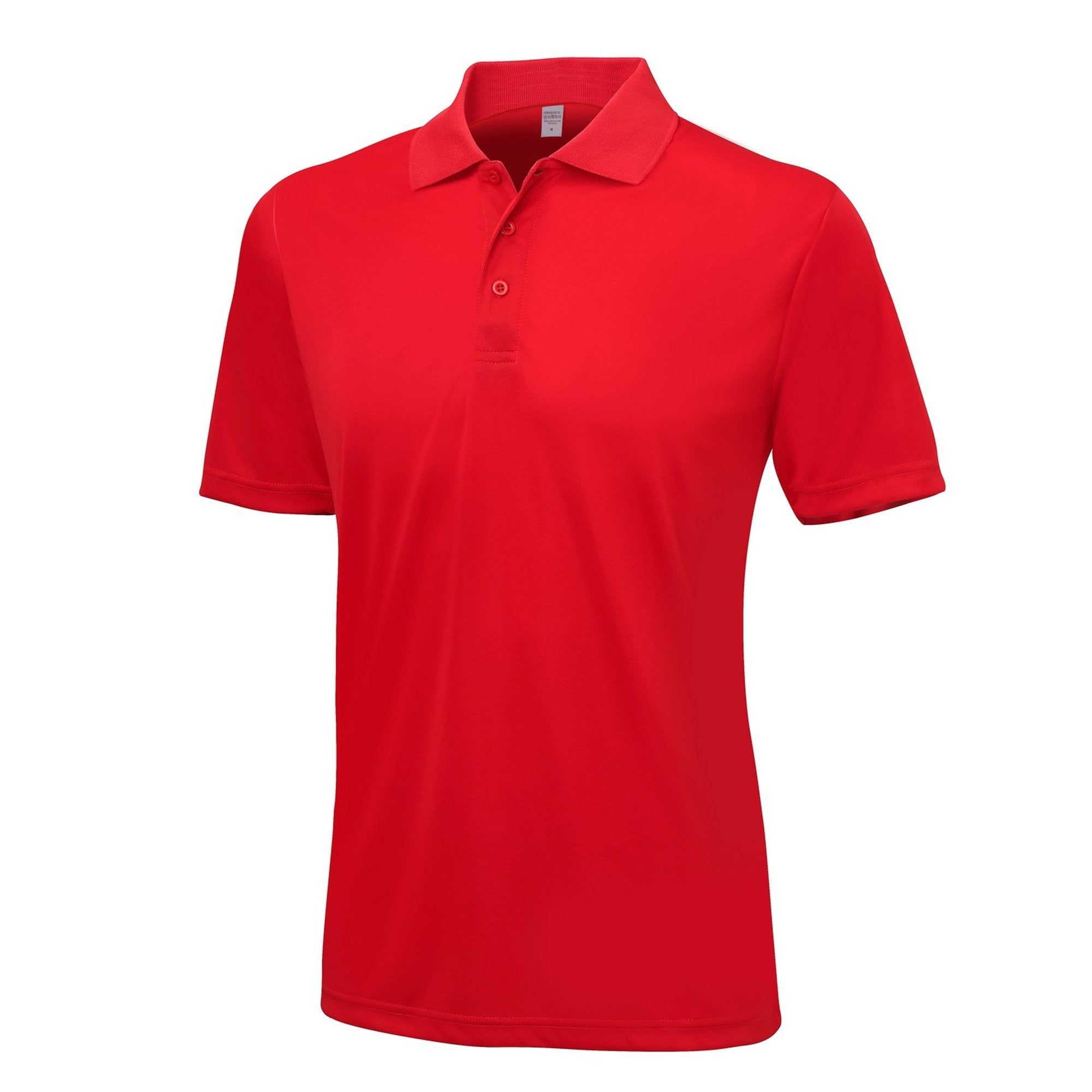 Men's red golf polo shirt - Oakhand Fairway Range UK - relaxed fit