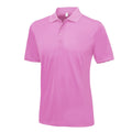Men's pink golf polo shirt - Oakhand Fairway Range UK - premium golfwear